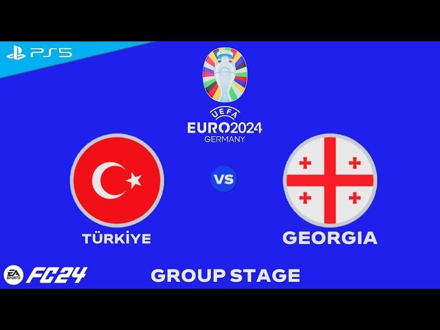 Who will win in the 2024 European Cup group stage, Turkey vs. Georgia?